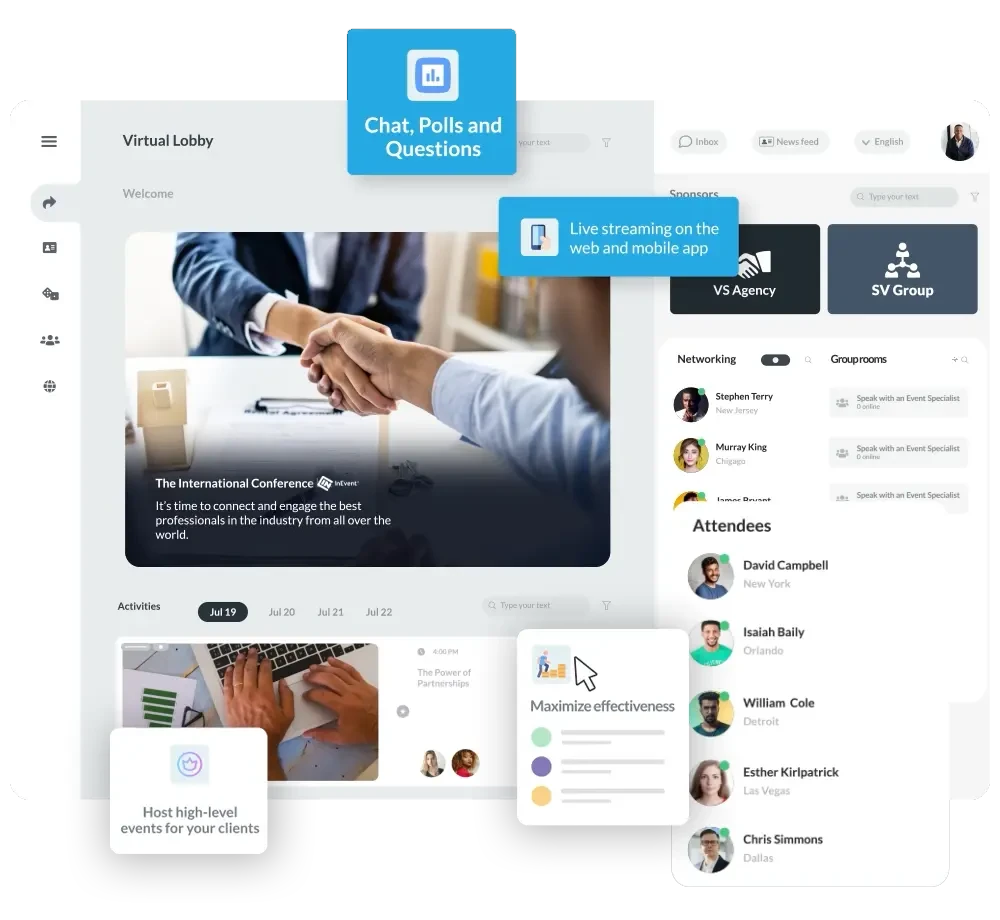 Simplifiez toutes les étapes de votre événement